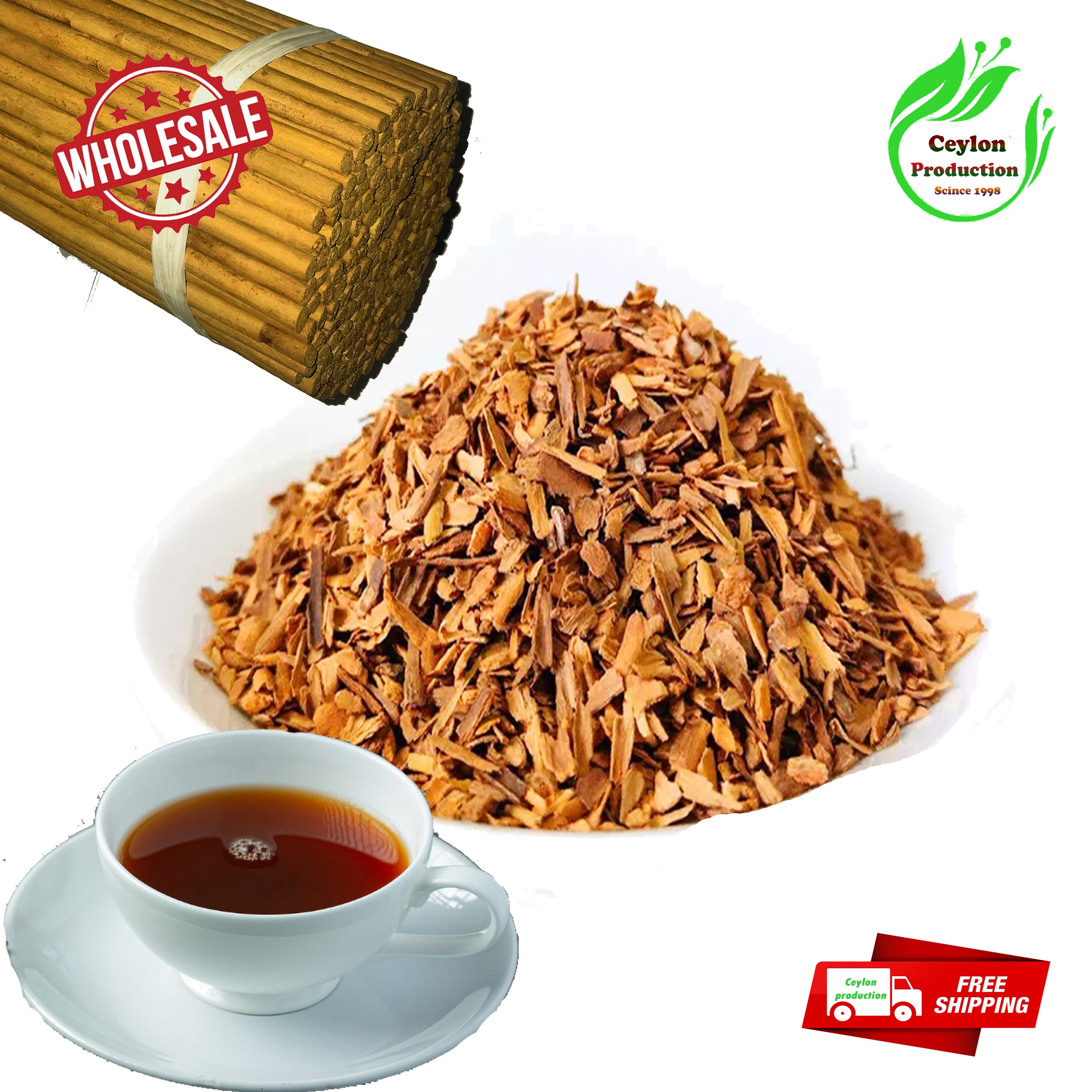 ALBA Grade Ceylon Cinnamon Tea Cut(1-2mm)organic pure natural real sri lanka(Cinnamomum verum)