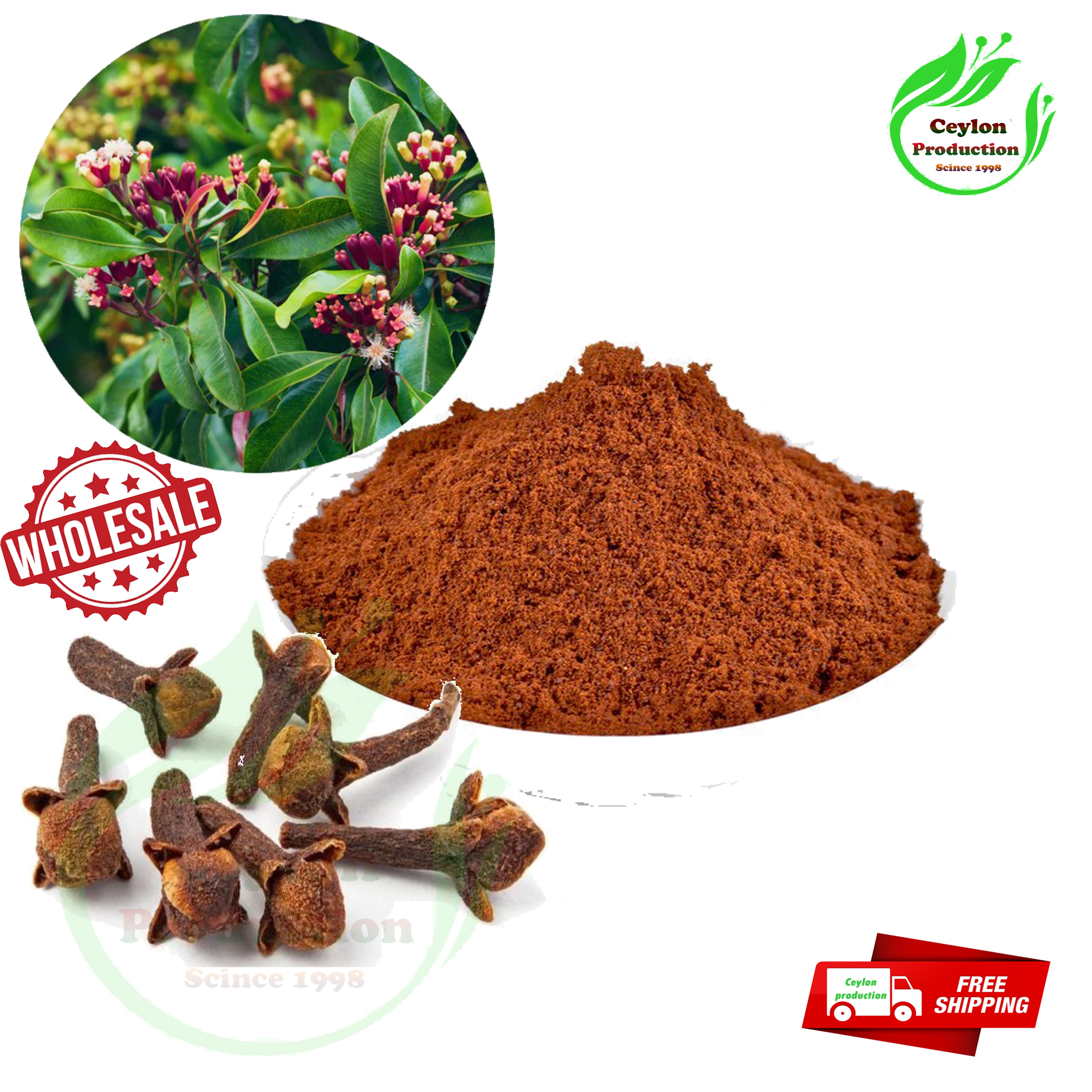 Sun dried Cloves buds ground powder Organic Herbs & Spices pure natural