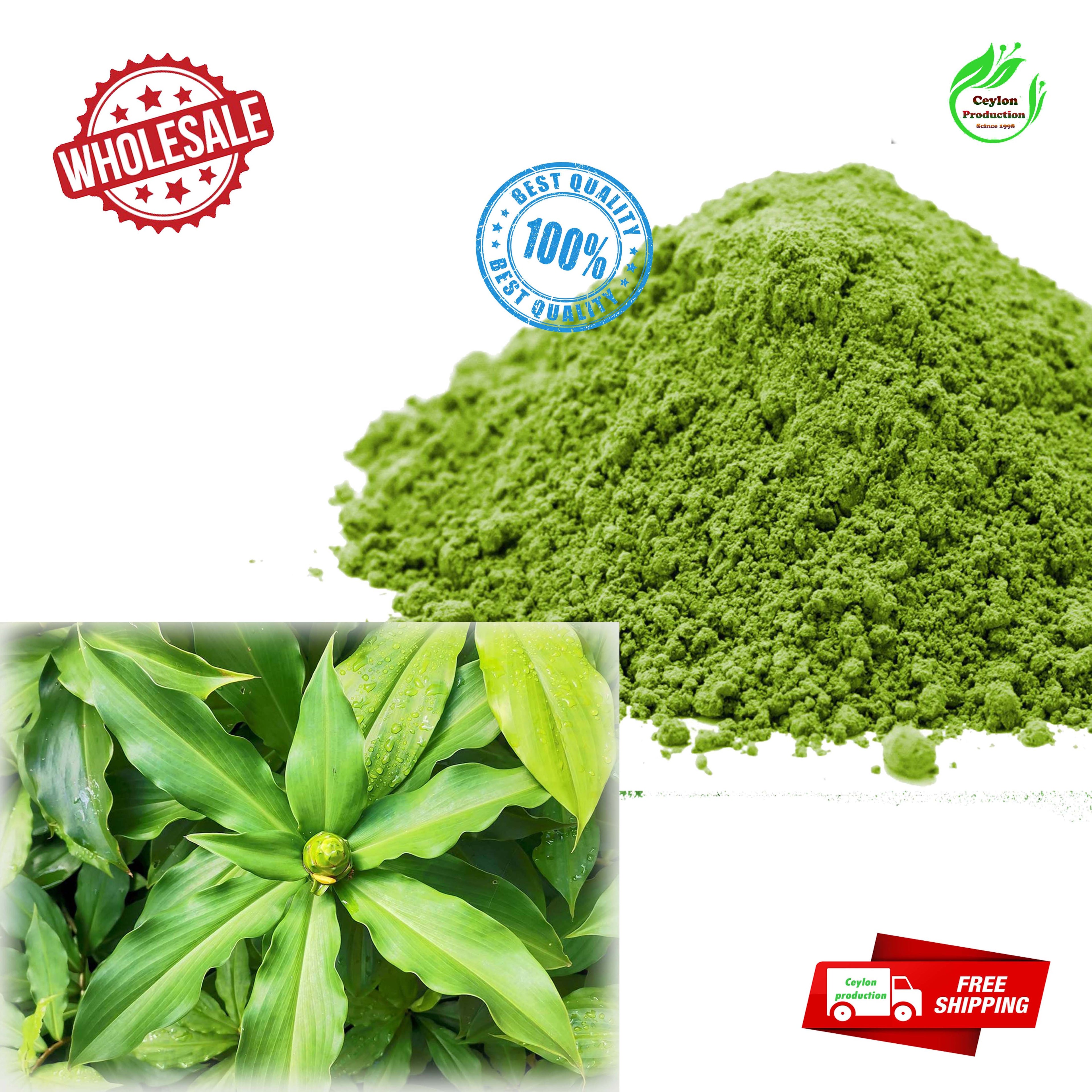 Dried Insulin Plant Leaves Ground Powder Pure Natural Organic Reduce Blood Sugar (Chamaecostus cuspidatus)