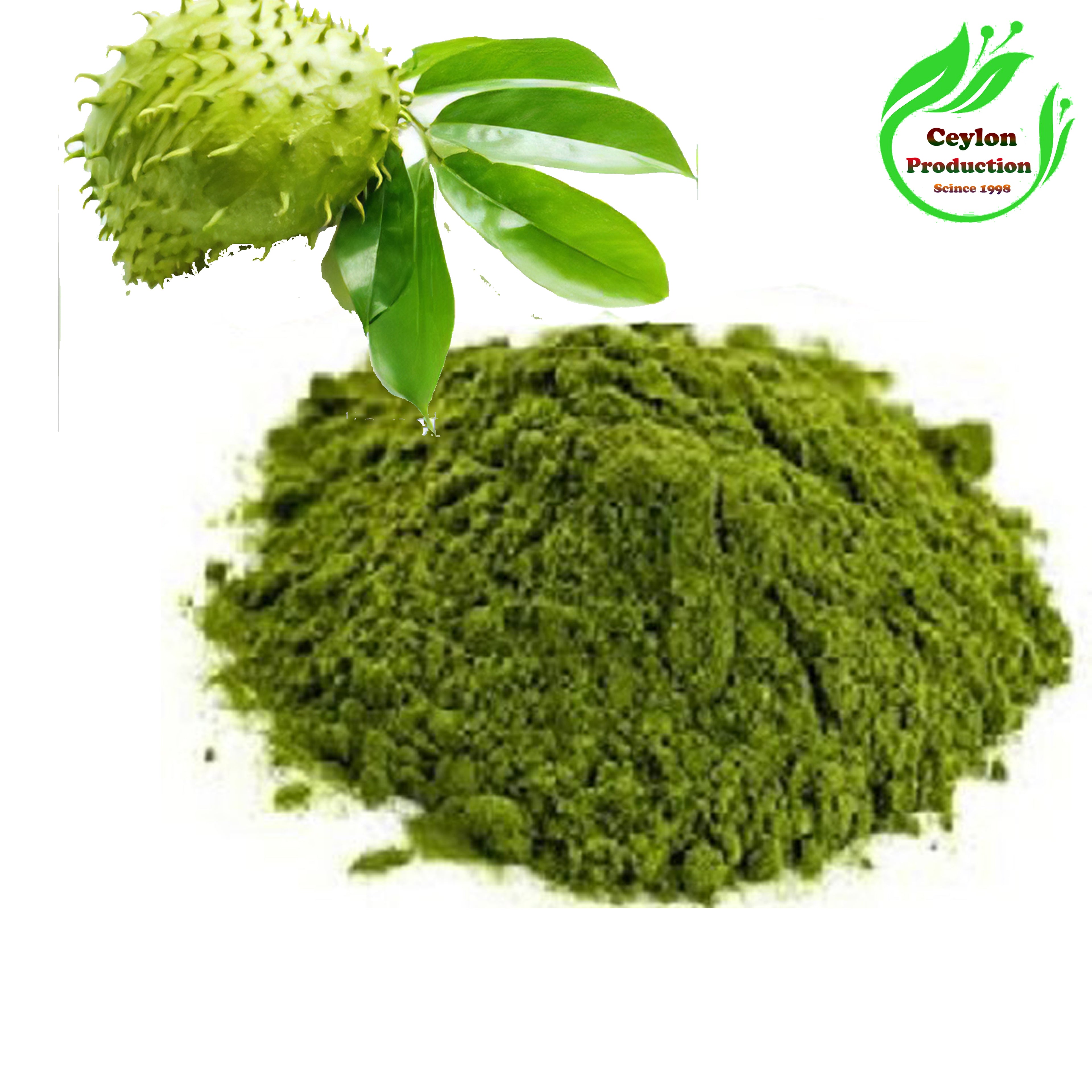 Dried Soursop Leaves Ground Powder pure natural herbal organic (Annona muricata)
