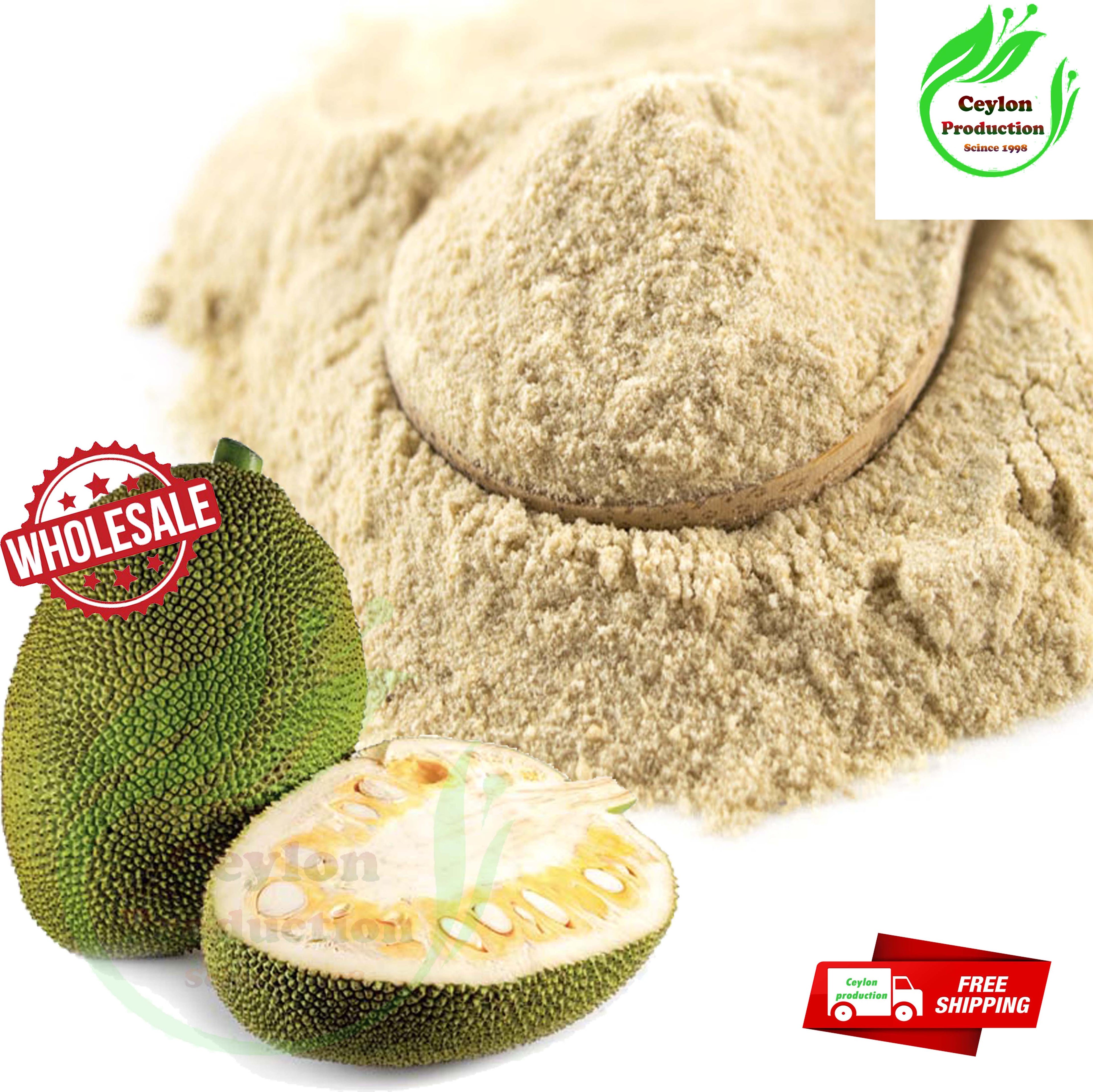 Dried organic jackfruit Ground powder/flour pure natural sri lanka ceylon  (Artocarpus heterophyllus)