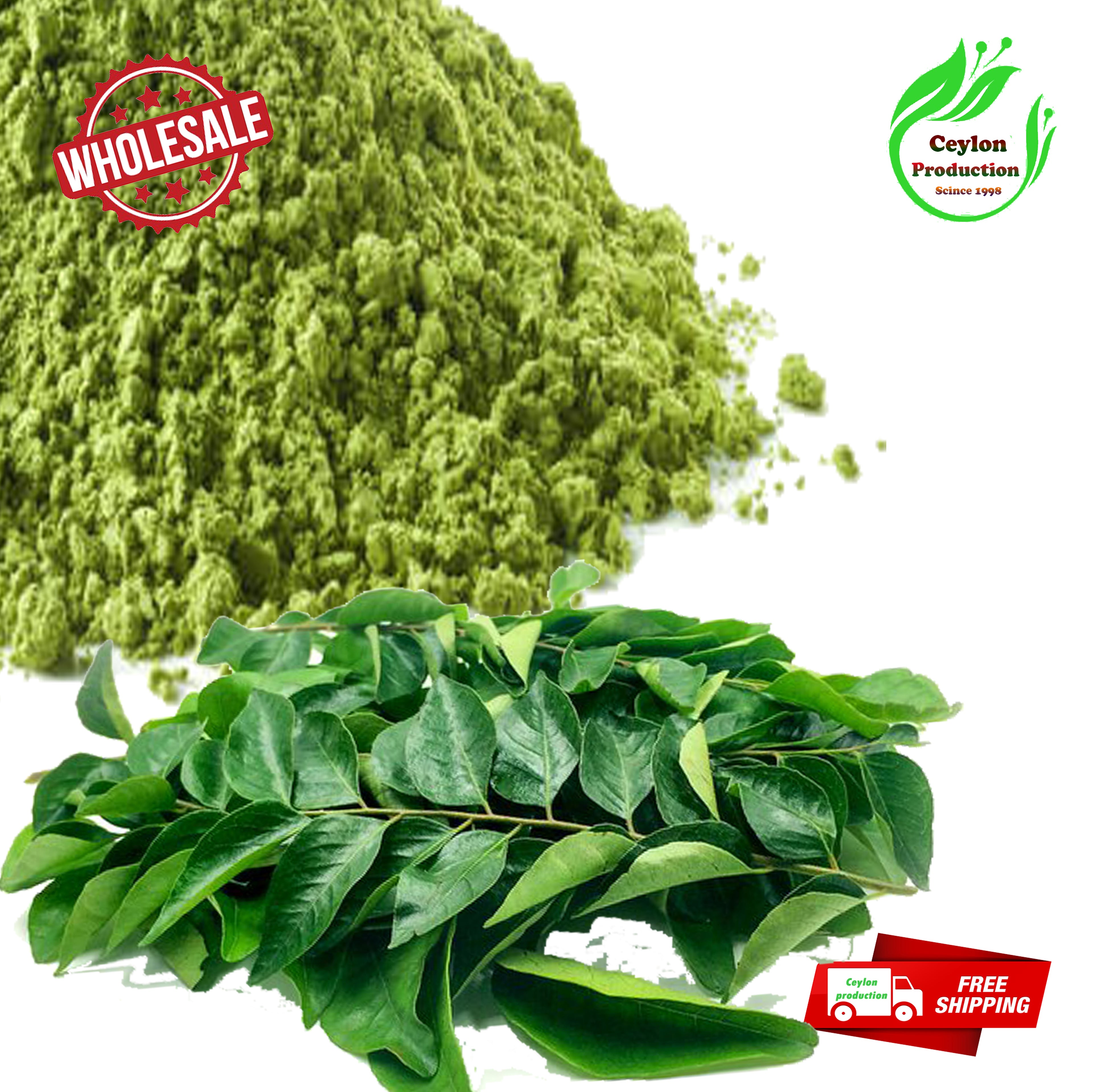 Organic dried herbal Curry leaf leaves ground powder(Murraya koenigii)