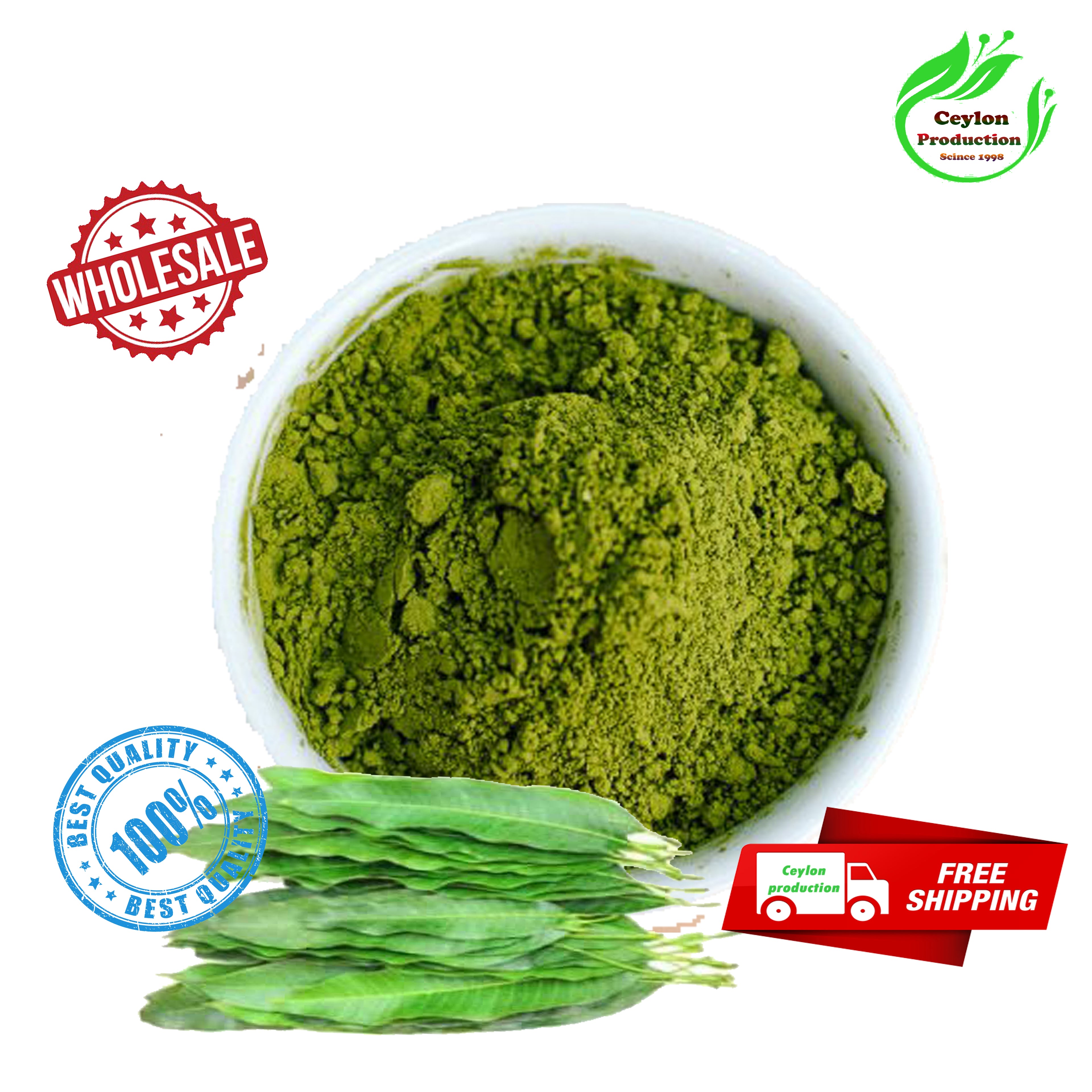 Dried mango Leaves Ground Powder pure natural Organic Help to Reduce Blood Sugar Balance(Mangifera indica)