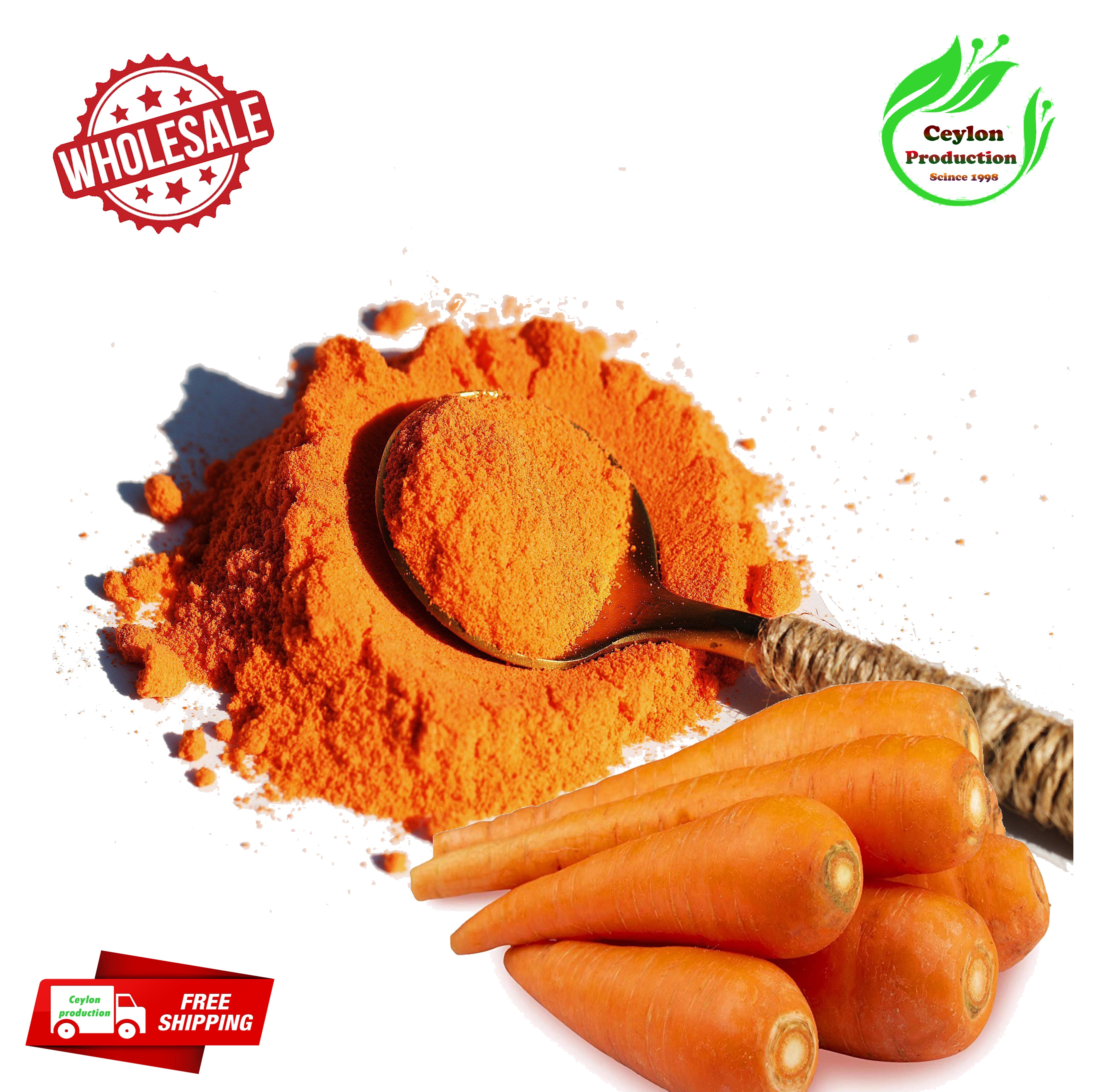 Dehydrated Carrot ground powder use for Soup, Noodles, Fried rice,Vegetable mix.