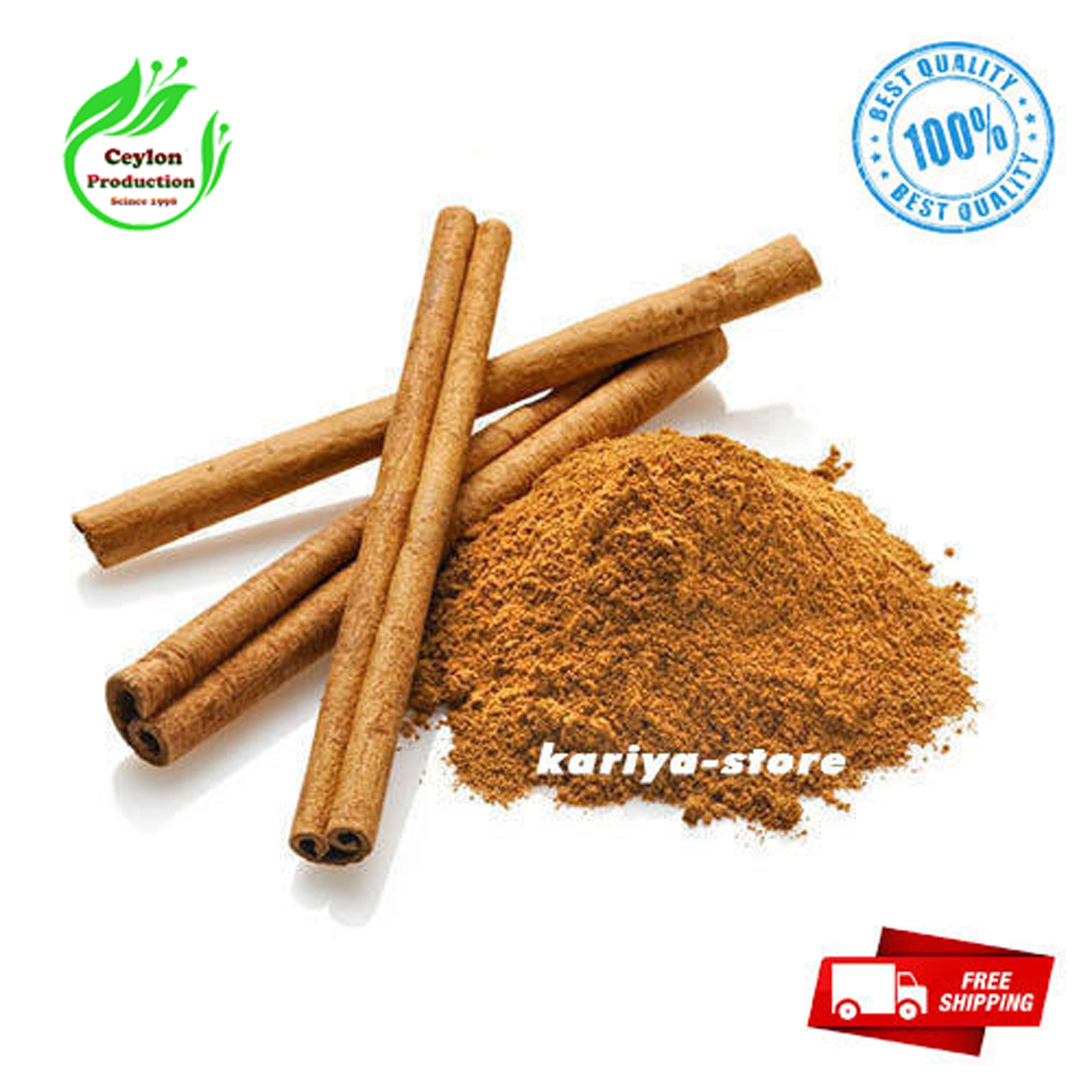 ALBA Grade Ceylon Cinnamon ground powder organic pure natural real sri lanka