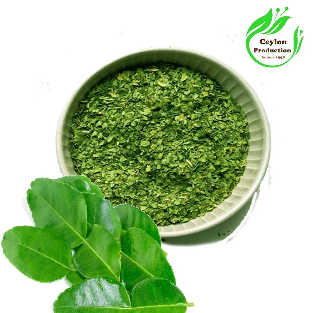 Lime Leaves Tea Cut(1-2mm Cut)Dried Organic Citrus hystrix Makrut Kaffir herbal