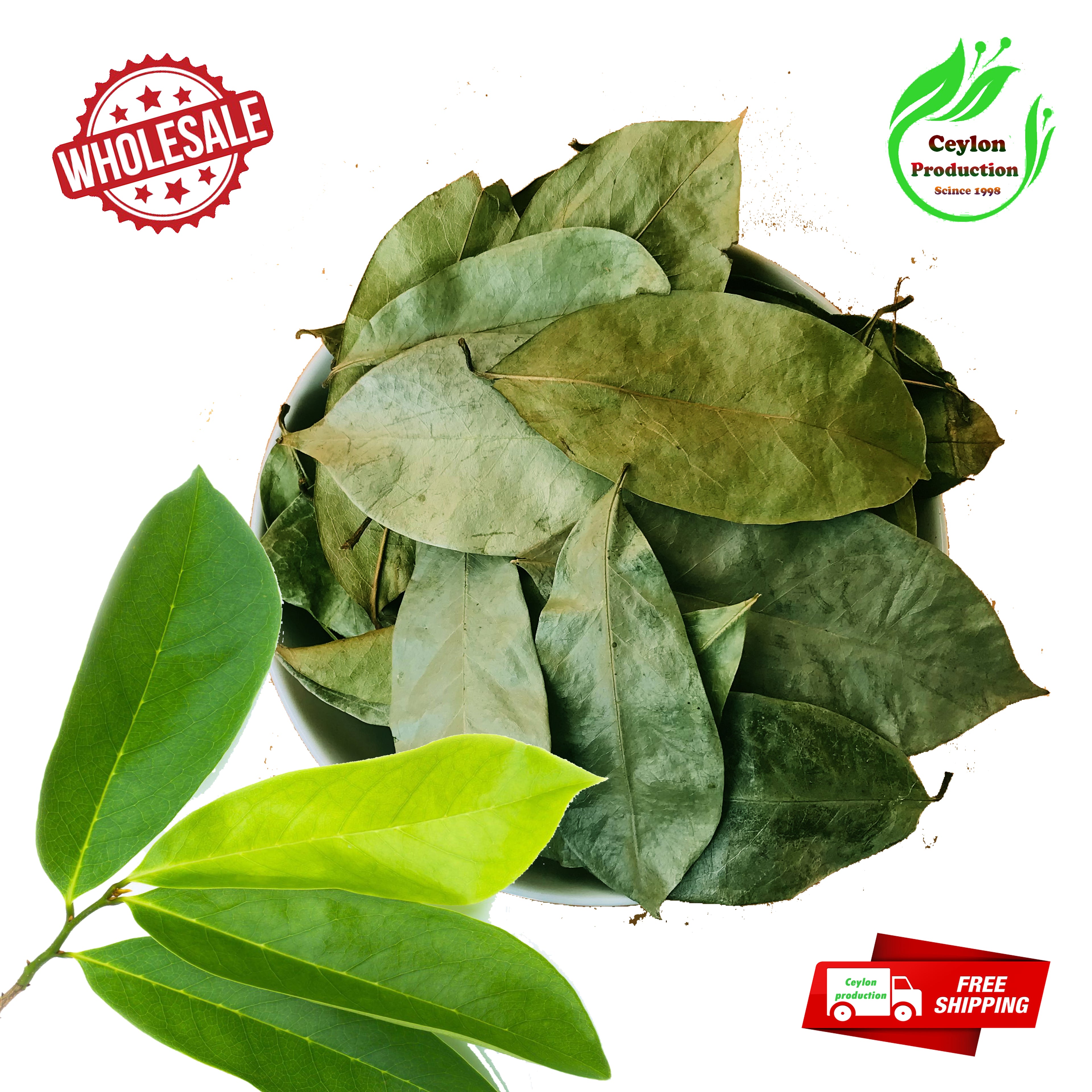 Dried Soursop whole Leaves  pure natural herbal organic (Annona muricata)